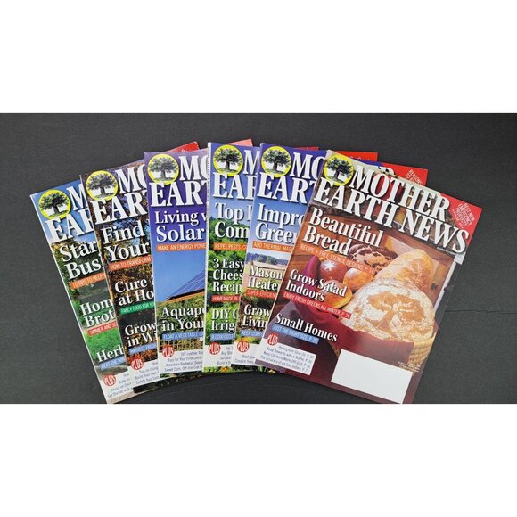 Mother Earth News Magazine Lot of 6 From 2017 2018 Bundle Farm Homestead Solar - Picture 1 of 8